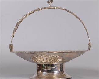Chinese silver basket, possibly 19th c.