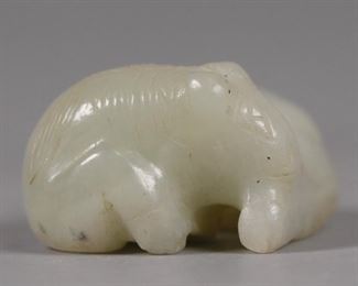 Chinese jade carving of a horse, possibly 19th c.