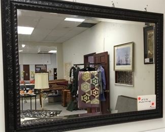Beveled mirror, 24"x36" 