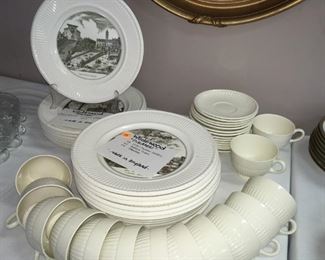 Wedgwood "Piranesi" china, made in England.  NOTE: All the plates from this set were among the items stolen. 