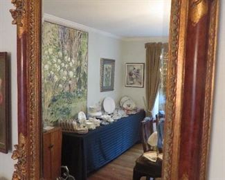 Ornate Decorative Beveled Wall Mirror