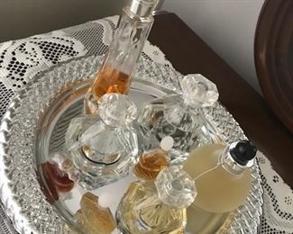 •	Perfume and vintage perfume bottles