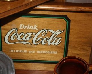 Wooden Coca Cola tray.  Not old, but in good condition and nice looking.