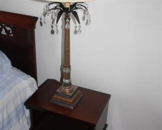 Pair of interesting lamps.  Tall, pretty heavy, unique looking. 