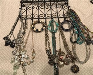 Necklaces, bracelets earrings.....