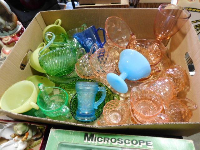 Vintage color glass