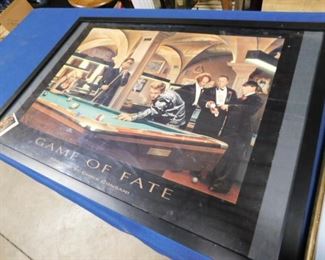 Game of Fate framed print