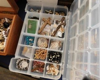 Religious lot rosaries 