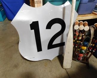 Route 12 highway sign