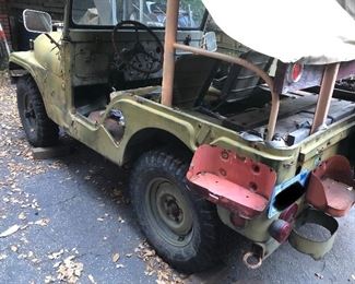 Korean War M38 jeep