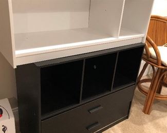 Two shelve units