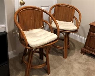 rattan bar stools
