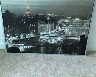 large picture of Paris landscape