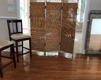 woven room divider