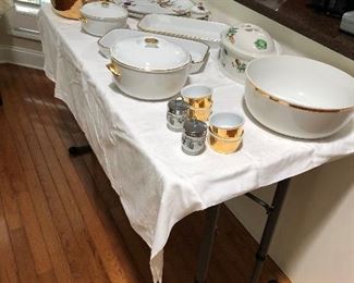 Some of the nice serving dishes