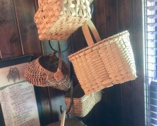 Lots of Handmade baskets