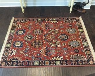 3'8 x 5 Karastan English Manor Cambridge Rug
New Zealand Wool
