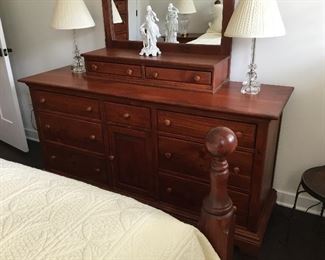 Flawless Yield House Southern Pine furniture bedroom set with queen bed