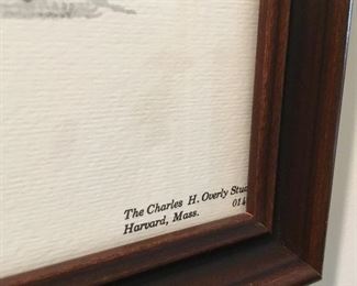 Williamsburg, Virginia prints - collection of 4