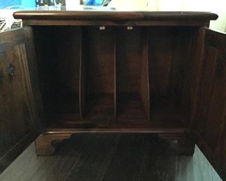 Vintage Ethan Allen record cabinet