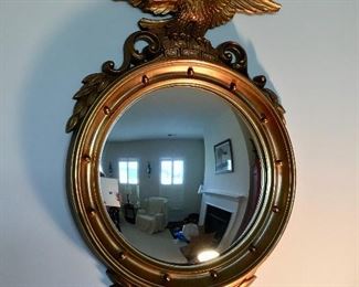 Vintage Federal Eagle convex mirror