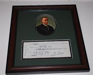 Most framed autographs come with a CERTIFICATE of AUTHENTICITY.