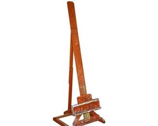 50. Large Scale Wooden Floor Easel