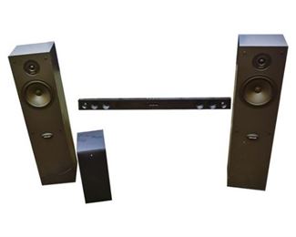 60. Stereo Sound Bar with Speakers