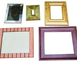 68. Group Lot of Five 5 Picture Frames