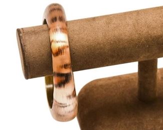 94. ALEXIS BITTAR Tortoiseshell Bangle Bracelet