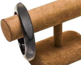 95. ALEXIS BITTAR Black Bangle Bracelet