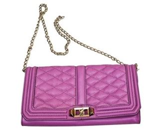 103. REBECCA MINKOFF Quilted Love Crossbody Shoulder Bag