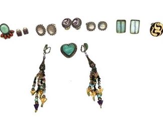 104. Group Lot of Sterling Silver Earrings