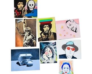 Brand, Lois American 21st C., Group of Eight Portraits