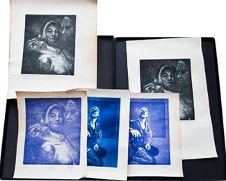 Brand, Lois American 21st C., Group of Etchings