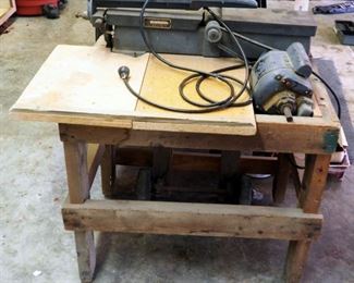Sears Roebuck & Company Electric Planer With Custom Made Stand, Model #103.23340