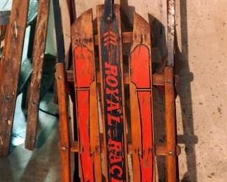 Vintage Royal Racer Snow Sled