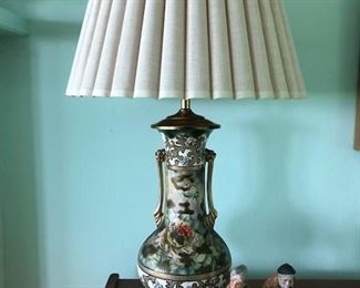 Porcelain Table Lamp, Porcelain figurines