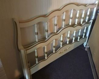 Full size head board and foot board (French Provincial Style)