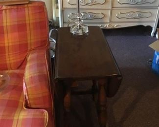 Small Drop Leaf Table with Leaves down