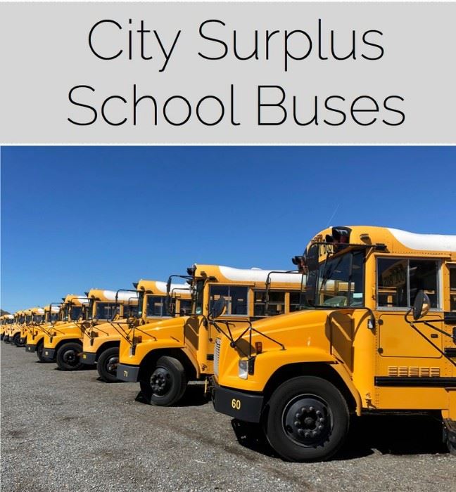 City Surplus School Buses in Chesapeake, VA starts on 7/15/2019