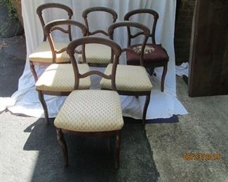 Balloon back chairs .