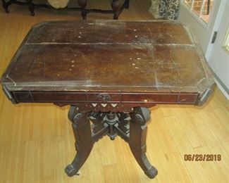 Empire table originally had marble top