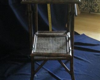 Burnt Bamboo table