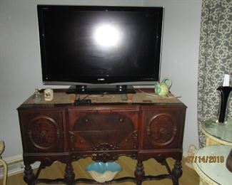 Sideboard matching display case TV sold separately