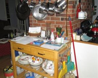 Kitchen wheeled trolley only.
