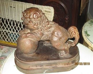 Foo Dog (may be bronze not sure)