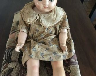 Vintage pre-1930's doll.  Good condition.