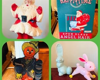 Vintage holiday items