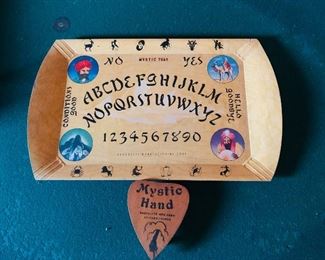 Vintage c1940s Hasko Haskelite Mystic Tray Paper-Wood Ouija Board